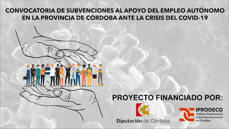 Financiado por Iprodeco a través de las subvenciones de apoyo al empleo autónomo en la provincia de Córdoba ante la crisis del Covid 19